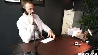 A Work Day Turns Inside a Wild Three-Way