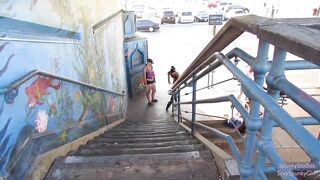 2 Girls Suck My Penis on a Ferris Wheel! Pretty