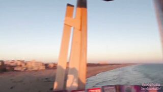 2 Girls Suck My Penis on a Ferris Wheel! Pretty