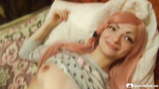 Step-Daughter gets her vagina penetrated rough inside pov