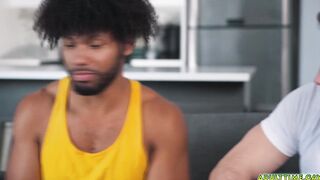 Trevor Brooks giving Tony Genius feedback