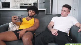 Trevor Brooks giving Tony Genius feedback