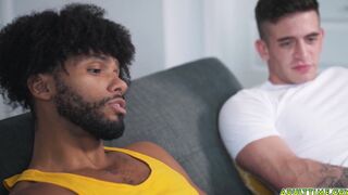 Trevor Brooks giving Tony Genius feedback