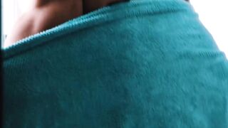 Hardcore dick stroking after a morning workout at the gym by muscular Philippe Massa