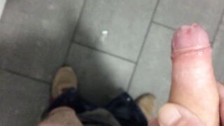 Public Restroom Handjob and Masturbation Compilation