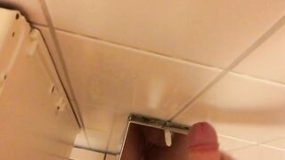 Public Restroom Handjob and Masturbation Compilation