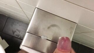Public Restroom Handjob and Masturbation Compilation