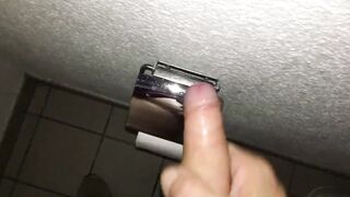 Public Restroom Handjob and Masturbation Compilation