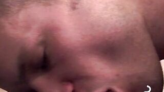 Smoking twink spreads wide for his frat buddys cock