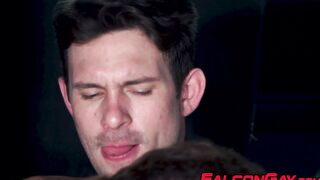 Gay studs JJ Knight and Casey Jacks suck each others dicks
