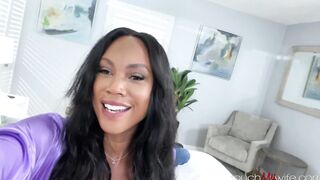 My wife video call me while she sex with someone