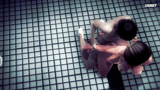 Amaia Hardsex in toilet 1