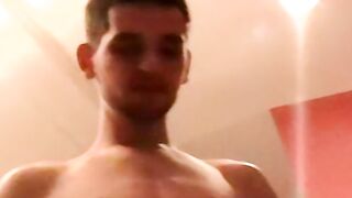 Young amateur barebacks his gay and swallows loads of cum