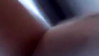 Chubby man receives cum in mouth in interracial threesome