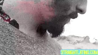 Horny dudes Felix and Duno spend horny time on the beach by fucking each other