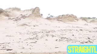 Horny dudes Felix and Duno spend horny time on the beach by fucking each other