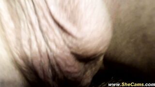 Busty Femboy Fapping Her Huge Penis
