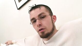 Classics porn video – Hot teen jerks off his big hard cock and moans from pleasure