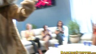 Big juicy ass hotties moaning at kinky and wild CFNM party
