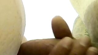 Mature homo vapes before sucking freshly stroked cock