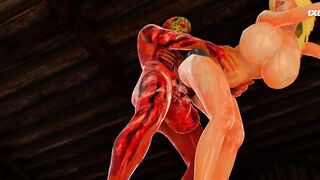 The barn on the crystal lake (3D Animation Porn) Monster Cock 4K 3