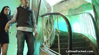 Fucking juicy Latina pussy in spooky building