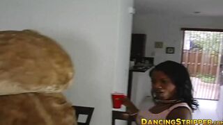 Stripper got cock sucked off by luscious by party babes