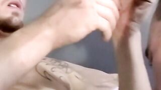 Hardcore bareback and cumshot with young gay amateurs