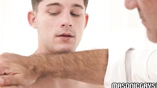 Dex bend over for his ass fucked by Dillon