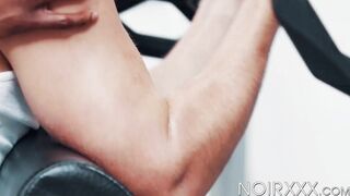 Buffed Liam Cyber trained my tasty ass to endure his massive penis