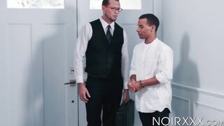 Sexy nugget Trelino will surely get into college after his remarkable blowjob to my d