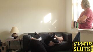 Businesswoman Cassie de la Rage ass domination in bondage