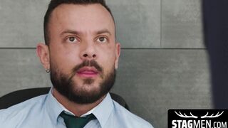 Its challenging to breathe when Im getting choked by DILF Sir Peters gigantic cock