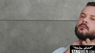 Its challenging to breathe when Im getting choked by DILF Sir Peters gigantic cock