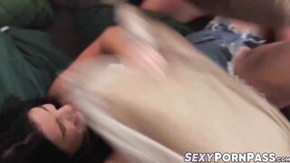 Izzy Delphine seduces her best friend Lilly Bella into her first girl on girl sex