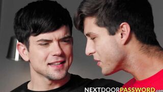 Elliot Finn surprised his boyfriend Dakota Payne with a hot threesome Valentines gift