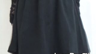 Pretty Japanese brunettes pissing while hidden camera films