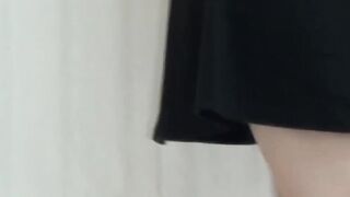 Pretty Japanese brunettes pissing while hidden camera films