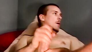 Mature man receives raw dick and cum in mouth from youngster