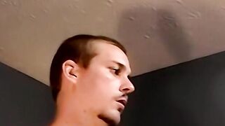 Mature man receives raw dick and cum in mouth from youngster
