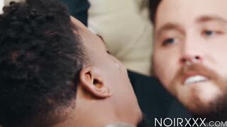 Bearded Ziggy Banks and Marquee D Angelo unleashes sloppy blowjobs and ass worships