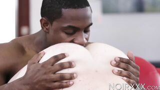 Blonde hottie Leo Luckett and I engage in deep kisses before fucking one another