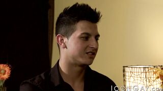 Young gay Davey Anthony really loves the cock and cum of Ty Roderick