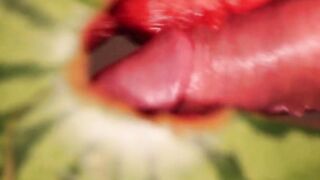 Muscular Stud Fucks and Cums on Watermelon