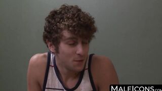 Underhanded Calvin Banks drills Dirk Wakefield in his delicious back