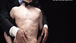 Dominant Dale Savage fingered the rounded ass of hot Marcus Ryan in a rough ass pound
