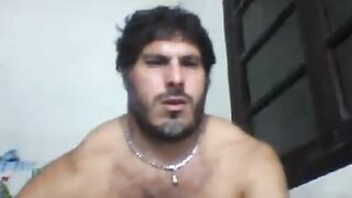 Big-Cock Daddy Strokes His Huge Meat