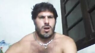 Big-Cock Daddy Strokes His Huge Meat