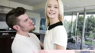 Cute Maddy gets her tiny pussy destroyed