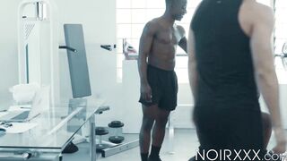 Seductive Colby Tucker and two more work out their mouths and cocks during their thre